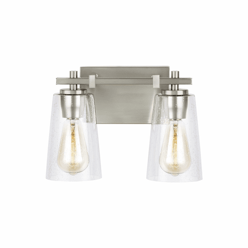 Feiss Mercer 2-LT Vanity - Satin Nickel - VS24302SN