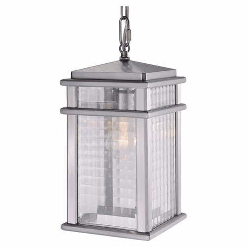 Feiss Mission Lodge 1-LT Outdoor Pendant - Brushed Aluminum - OL3411BRAL