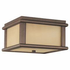 Feiss Mission Lodge 2-LT Outdoor Flush Mount - Corinthian Bronze - OL3413CB Feiss Mission Lodge 2-LT Outdoor Flush Mount - Corinthian Bronze - OL3413CB
