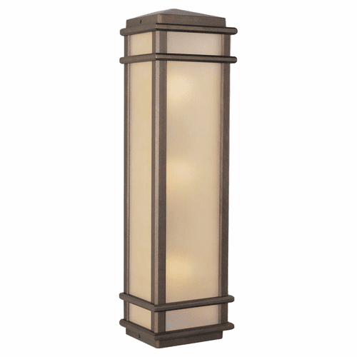 Feiss Mission Lodge 3-LT Wall Lantern - Corinthian Bronze - OL3404CB