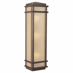 Feiss Mission Lodge 3-LT Wall Lantern - Corinthian Bronze - OL3404CB