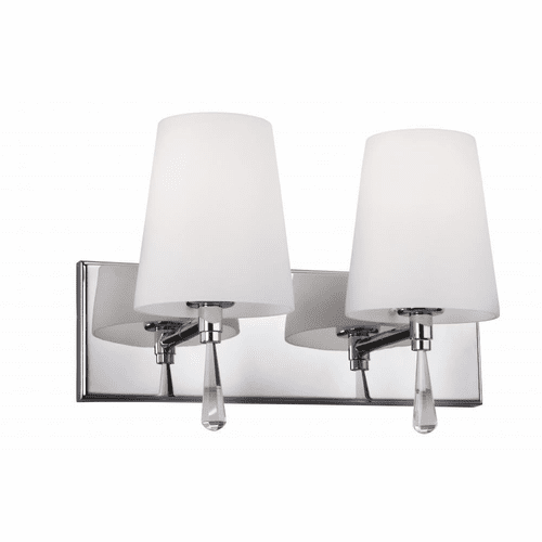 Feiss Monica 2-LT Vanity Strip - Chrome - VS53002-CH