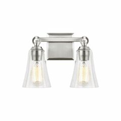 Feiss Monterro 2-LT Vanity - Satin Nickel - VS24702SN