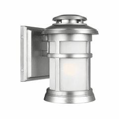 Feiss Newport 1-LT Wall Lantern - Painted Brushed Steel - OL14300PBS