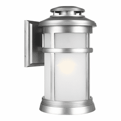 Feiss Newport 1-LT Wall Lantern - Painted Brushed Steel - OL14302PBS
