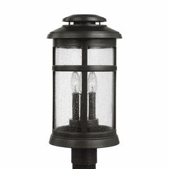 Feiss Newport 3-LT Post Lantern - Antique Bronze - OL14307ANBZ