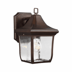 Feiss Oakmont 1-LT Outdoor Wall Lantern - Patina Bronze - OL13100PTBZ