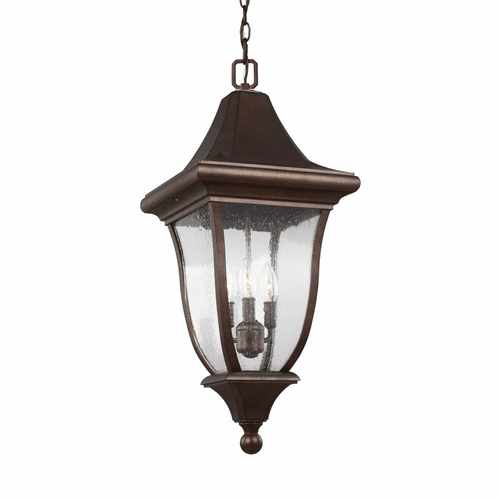 Feiss Oakmont 3-LT Outdoor Lantern - Patina Bronze - OL13109PTBZ