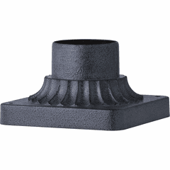 Feiss Outdoor Pier Mount Base - Dark Weathered Zinc - PIERMOUNT-DWZ