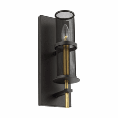 Feiss Palmyra 1-LT Wall Sconce - Oiled Rubbed Bronze/Brass - WB1886ORB/BBS
