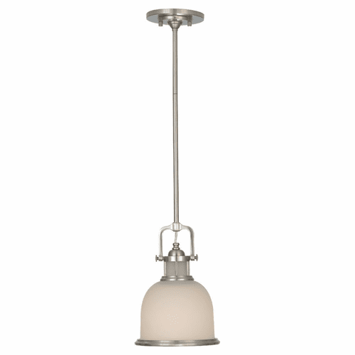 Feiss Parker Place 1-LT Mini-Pendant - Brushed Steel - P1144BS