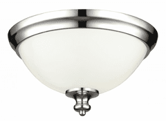 Feiss Parkman 2-Bulb Polished Nickel Flushmount - FM397PN