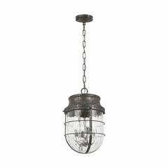 Feiss Parson 4-LT Pendant - Distressed Silver Leaf - P1501DSL Feiss Parson 4-LT Pendant - Distressed Silver Leaf - P1501DSL