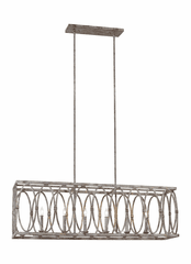 Feiss Patrice 6-LT Linear Chandelier - Deep Abyss - F3224/6DA Feiss Patrice 6-LT Linear Chandelier - Deep Abyss - F3224/6DA