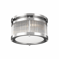 Feiss Paulson 2-LT Flush Mount - Chrome - FM516CH