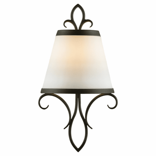 Feiss Peyton 1-LT Sconce - Black - WB1486BK
