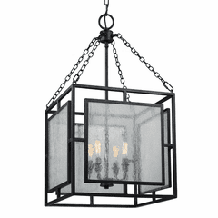 Feiss Prairielands 4-LT Pendant - Dark Weathered Zinc - F3036/4DWZ