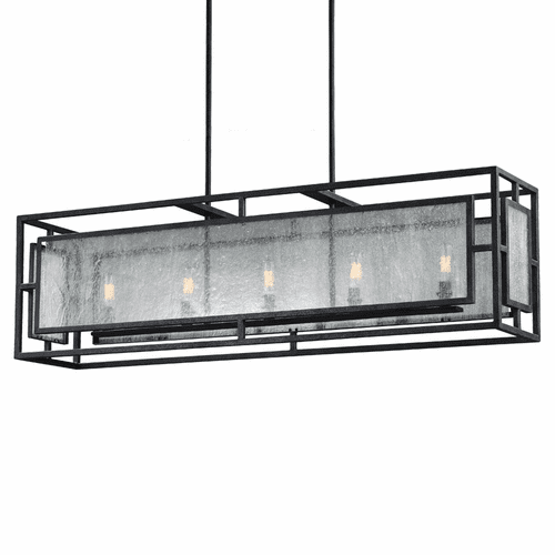 Feiss Prairielands 5-LT Chandelier - Dark Weathered Zinc - F3037/5DWZ