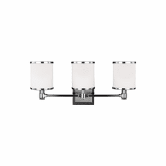 Feiss Prospect Park 3-LT Vanity - Satin Nickel / Chrome - VS23303SN/CH Feiss Prospect Park 3-LT Vanity - Satin Nickel / Chrome - VS23303SN/CH