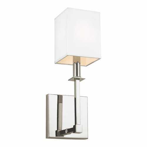 Feiss Quinn 1-LT Wall Sconce - Polished Nickel - WB1872PN