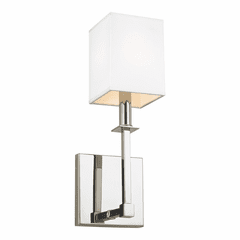 Feiss Quinn 1-LT Wall Sconce - Polished Nickel - WB1872PN