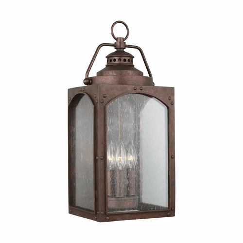 Feiss Randhurst 3-LT Wall Lantern - Copper Oxide - OL14372CO