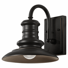 Feiss Redding Station 1-LT Outdoor Lantern - Restoration Bronze - OL8600RSZ