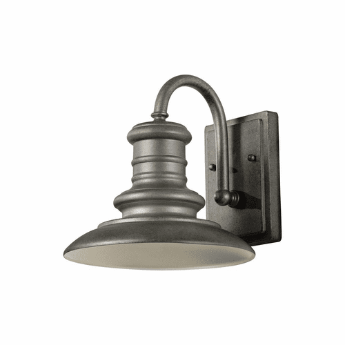 Feiss Redding Station 1-LT Small Outdoor Wall Lantern - Silver - OL8600TRD/T