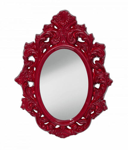 Feiss Resplendent Crimson Lacquer-Mirror - MR1225CRML