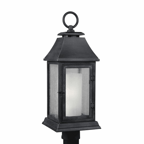 Feiss Shepherd 1-LT Outdoor Post - Dark Weathered Zinc - OL10608DWZ