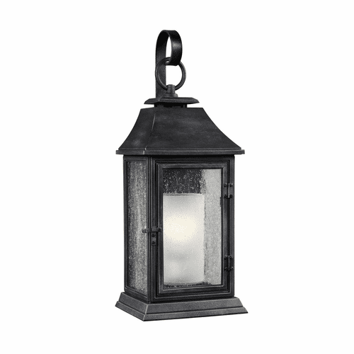 Feiss Shepherd 1-LT Outdoor Sconce - Dark Weathered Zinc - OL10601DWZ