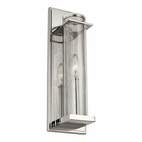 Feiss Silo 1-LT Wall Sconce - Polished Nickel - WB1874PN