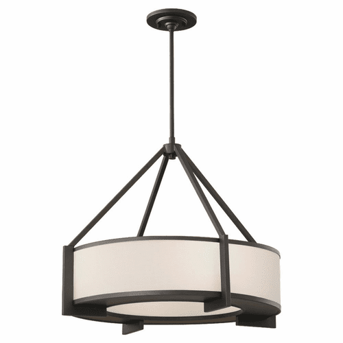 Feiss Stelle 4-LT Large Pendant - Bronze - P1152ORB