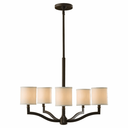 Feiss Stelle 5-LT Single Tier Chandelier - Oil Rubbed Bronze - F2519/5ORB