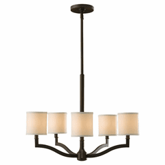 Feiss Stelle 5-LT Single Tier Chandelier - Oil Rubbed Bronze - F2519/5ORB