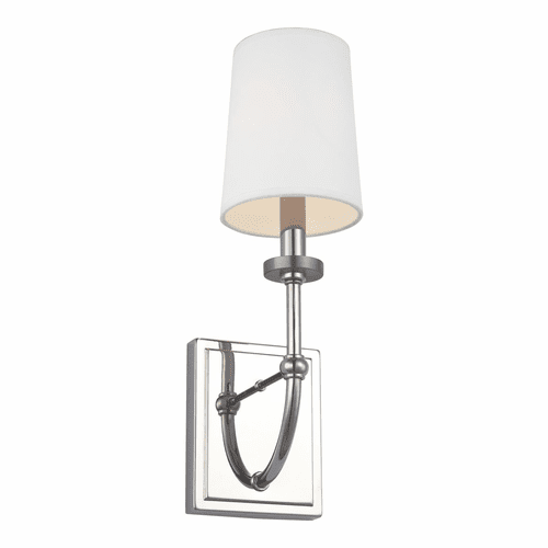 Feiss Stowe 1-LT Wall Sconce - Polished Nickel - WB1898PN