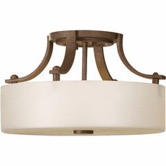 Feiss Sunset Drive 2-LT Semi-Flush Mount - Corinthian Bronze - SF259CB