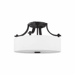 Feiss Sunset Drive 2-LT Semi-Flush Mount - Oil Rubbed Bronze - SF259ORB