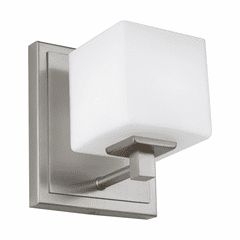 Feiss Sutton 1-LT Wall Sconce - Satin Nickel - VS24321SN-L1
