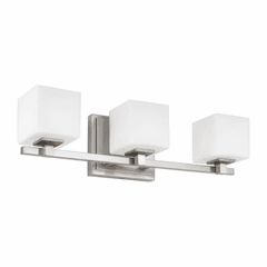 Feiss Sutton 3-LT LED Bath Vanity Light - Satin Nickel - VS24323SN-L1