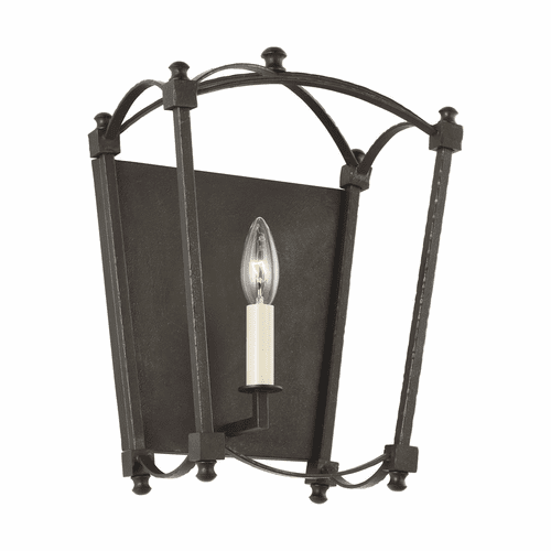 Feiss Thayer 1-LT Wall Sconce - Smith Steel - WB1960SMS
