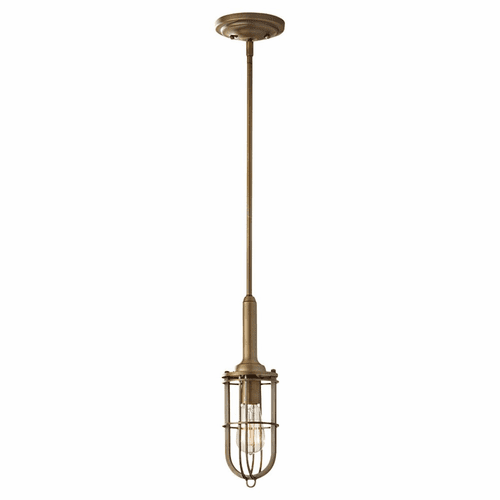 Feiss Urban Renewal 1-LT Mini-Pendant - Dark Antique Brass - P1240DAB