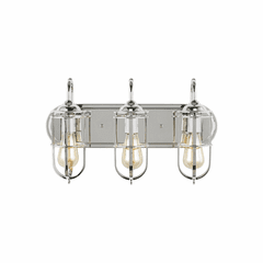 Feiss Urban Renewal 3-LT Vanity Strip - Polished Nickel - VS36003PN Feiss Urban Renewal 3-LT Vanity Strip - Polished Nickel - VS36003PN