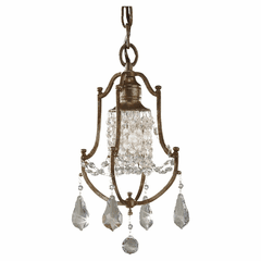 Feiss Valentina 1-LT Duo Mini-Chandelier - Oxidized Bronze - F2624/1OBZ