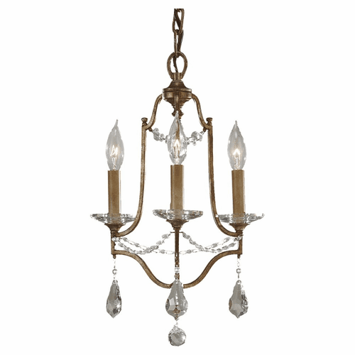 Feiss Valentina 3-LT Duo Mini-Chandelier - Oxidized Bronze - F2623/3OBZ
