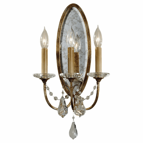 Feiss Valentina 3-LT Sconce - Oxidized Bronze - WB1543OBZ