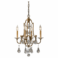 Feiss Valentina 4-LT Duo Mini-Chandelier - Oxidized Bronze - F2480/4OBZ