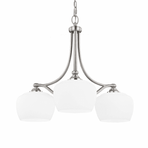 Feiss Vintner 3-LT Chandelier - Satin Nickel - F2964/3SN