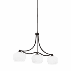 Feiss Vintner 3-LT Island Light - Heritage Bronze - F2965/3HTBZ