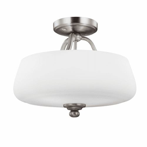 Feiss Vintner 3-LT Semi-Flush Mount - Satin Nickel - SF317SN